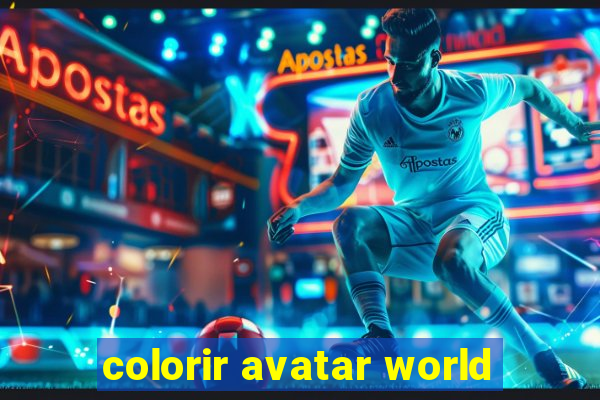 colorir avatar world